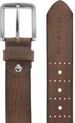 Produktbild von Red Bridge Herren Gürtel Echtleder Ledergürtel Leather Belt Scratched