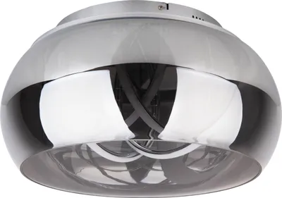 Produktbild von Näve Leuchten LED Deckenleuchte "MALOU" Ø: 45 cm LED Deckenleuchte "MALOU" Ø: 45 cm Deckenleuchten - LED Deckenleuchte "MALOU" Ø: 45 cm, Deckenlampe im Modern Style, aus Metall und Glas in chrome, 23,5 cm hoch, Ø 45 cm, inkl. LED – dimmbar – CCT-Wechsler – Nachtlichtfunktion – Fernbedienung