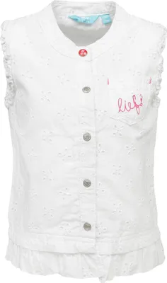 Produktbild von Weißes ärmelloses Sommershirt für Mädchen Lief