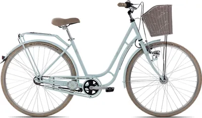 Produktbild von Maxim Style Carry Wave Citybike mit Tiefeinstieg & Korb 28 Zoll Hellblau 53 cm