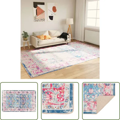Obrázek produktu pro The Living Store Koberec omyvatelný vícebarevný 190x300 cm protiskluzový