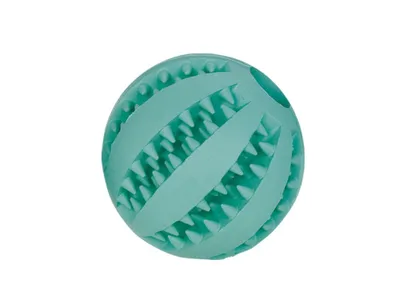 Image de Jouet balle à dents en caoutchouc Nobby 7cm