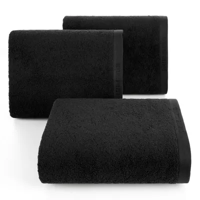Zdjęcie produktu dla Ręcznik bawełniany Pierre Cardin lamówka z logo 50X90 czarny