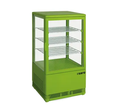 Produktbild von Saro Mini-Umluftkühlvitrine Modell Sc 70 Grün