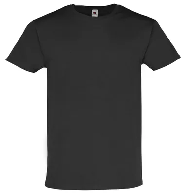 Produktbild von Fruit of the Loom ICONIC 195 RINGSPUN PREMIUM T Farbe: schwarz Größe: XL