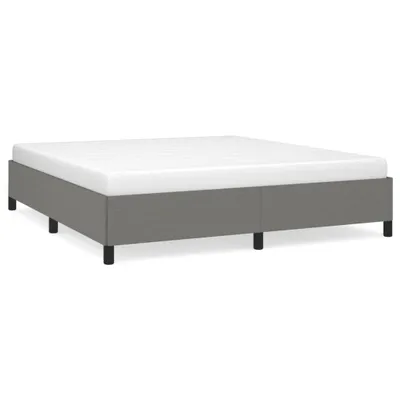 Obrázek produktu pro vidaXL Rám postele bez matrace tmavě šedý 160x200 cm látka