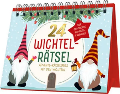 Produktbild von 24 Wichtel-Rätsel | Advents-Rätselspaß mit den Wichteln