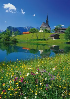 Immagine prodotto di Schmidt Spiele PU1000T Inzell Einsiedlhof e Chiesa di San Nicola 0 0 Pz
