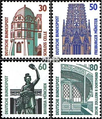 Produktbild von Briefmarken BRD (BR.Deutschland) 1987 Mi 1339A-1342A (kompl.Ausgabe) postfrisch Sehenswürdigkeiten (I)