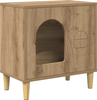 Immagine prodotto di Casa per Gatti Rovere Artigianale 51 x 30 x 52 cm