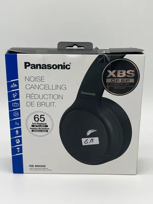 Produktbild von Panasonic M600B Over-Ear-Kopfhörer Hybrid ANC 65 Std. – Schwarz (ohne kapel)