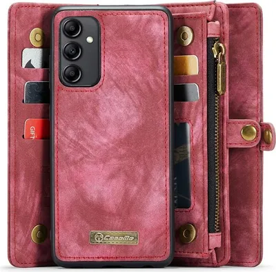 Produktbild von Samsung Galaxy A54 Hülle - CaseMe 008 2-in-1 Klapphülle & Back Cover mit Brieftasche - Rosa