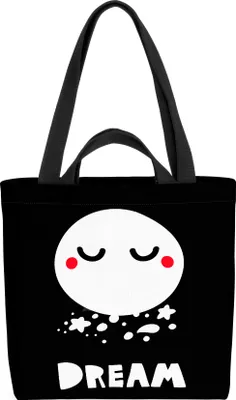 Produktbild von VOID Schlafen Tarum Mond Sterne Tasche 33x33x14cm,15l Einkaufs-Beutel Shopper Einkaufs-Tasche Bag