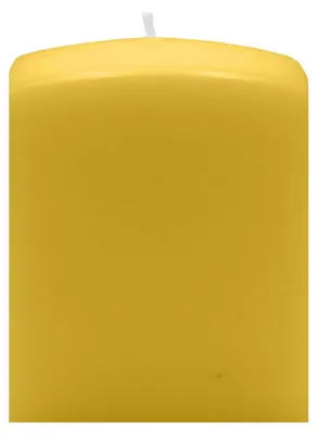 Produktbild von Quader Kerzen Mustard Senf 8 x Ø 6/6 cm, 4 Stück