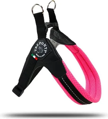 Produktbild von Tre Ponti Geschirr Easy Fit Soft Mesh Verstellbarer Bauchgurt, Farbe:rosa, Größe:Gr.4 / 48-65 cm / bis 14 kg