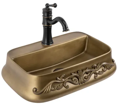 Produktbild von Aufsatzwaschbecken Rea Castel Kupfer, Antikbronze