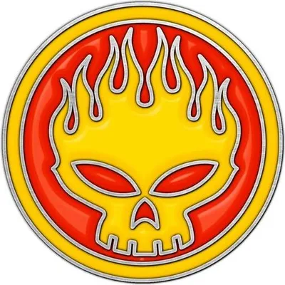 Produktbild von The Offspring Pin  Skull Logo multicolor Standard