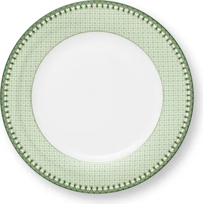 Produktbild von PIP STUDIO Lily&Lotus Tiles Light Green Speiseteller 26,5cm