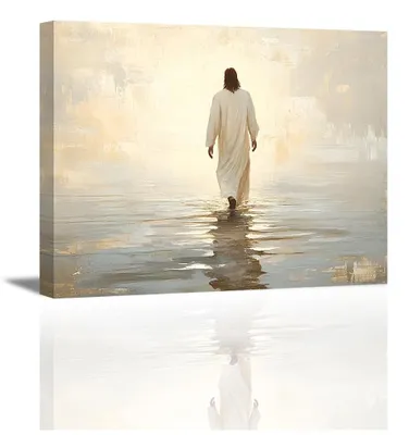 Produktbild von Solidchoice – Christliches Leinwandbild mit Jesus