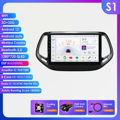 Image de Autoradio multimédia - Autoradio - Système de navigation - Système Carplay - Lecteur Bluetooth - Écran de 9 pouces