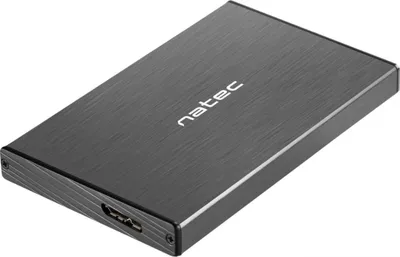 Produktbild von NATEC NKZ-0941, HDD / SSD-Gehäuse, 2.5", Serial ATA II, Serial ATA III, 6 Gbit/s, USB Anschluss, Schwarz