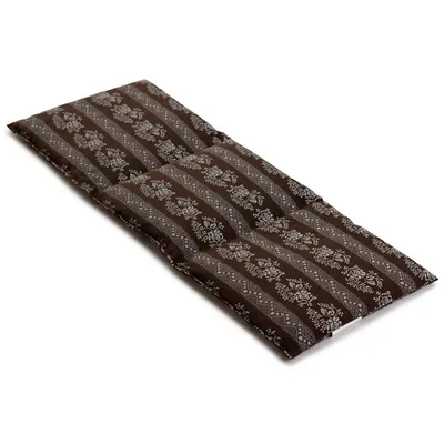 Produktbild von Rapssamenkissen 20x50cm groß 3-Kammer - Blumen-braun - Wärmekissen Körnerkissen - Blumen-braun