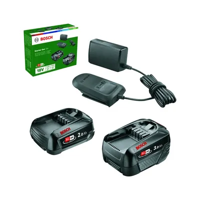 Produktbild von Bosch Akku »Starter Set«, 18 V, 2,0Ah u. 3,0Ah Akku inkl. Ladegerät