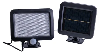 Image de Lampe solaire à LED, projecteur extérieur, IP44, noir, capteur