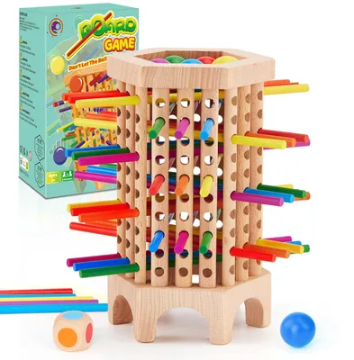 Obrázok produktu pre Drevená Montessori hra pre deti, vzdelávacia hračka