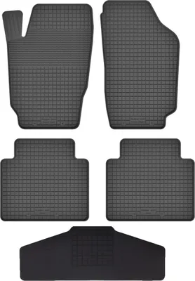 Produktbild von Gummi Fußmatten Set Für: Lancia Lybra (1999-2005) Gummimatten Schwarz