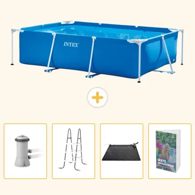 Obrázok produktu pre Obdĺžnikový bazén s rámom – 300 x 200 x 75 cm – 5-dielny – model SCB128