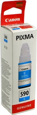 Produktbild von Canon GI-590 Cyan Tintenbehälter, Canon, Cyan, 70 ml, Japan, 1 Stück(e)
