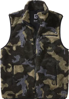 Produktbild von Brandit Teddyfleece Weste Größe XXL Farbe Dunkles Tarnmuster