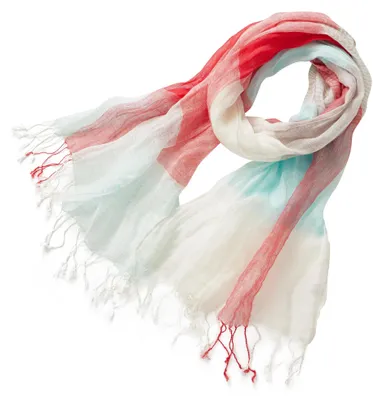 Imagen del producto de Prettystern: Bufanda de lino 100% con flecos, para mujer y hombre, ideal para el verano