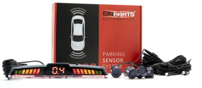 Image de Einparts : capteurs de stationnement à 4 capteurs pour l'arrière de la voiture, montage compris