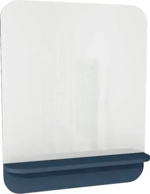 Obrázek produktu pro Zrcadlo do koupelny Devo Gloria 2.0 s modrou poličkou 70 x 86 cm GL2-LUPL70-1-F103