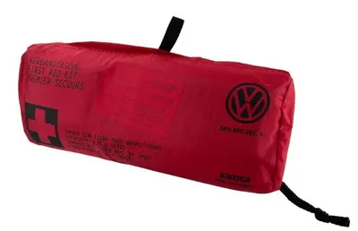 Immagine prodotto di Borsa di pronto soccorso per auto AUDI SEAT SKODA VW - pezzo originale 5K0860282, kit di pronto soccorso secondo DIN 13164