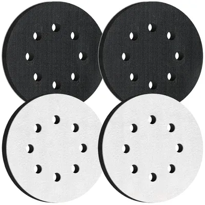 Produktbild von Softauflage Polierschwamm 125mm Klett 4 Stück für Exzenterschleifer