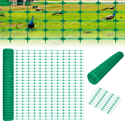 Produktbild von ACXIN 1 x 80 m zábrana, plastová bezpečnostní síť stavební plot výstražná síť bezpečnostní síť plot pro volně žijící živočichy bezpečnostní plot výstražný plot, bez popruhů, zelená (1 role)