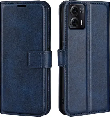 Produktbild von Motorola Moto G73 Hülle - Coverup Deluxe Klapphülle - Blau