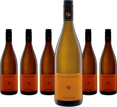Produktbild von 6 x Pfannebecker Weissburgunder QbA trocken