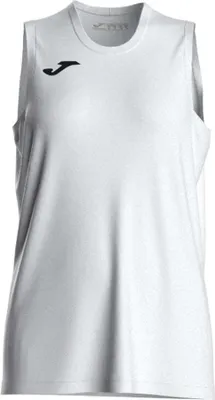 Productafbeelding van Joma Cancha Junior mouwloos T-shirt, wit, voor jongens, maat 12-14 jaar, kleur wit, maat 12-14 jaar