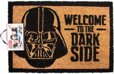 Image de Star Wars - Paillasson "Welcome To The Dark Side" NS6547 (taille unique) (Noir/Brun)