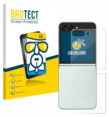 Produktbild von BROTECT Schutzglas für Samsung Galaxy Z Flip 5 (Rückseite) Schutzfolie Panzer Folie Glas Display Schutz klar