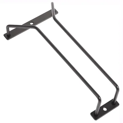 Weinglashalter 22,5 cm schwarz unter Schrank für 2 Gläser