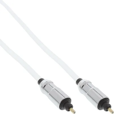 Immagine prodotto di InLine® 89926T Cavo audio OPTO, spina/spina Toslink, trasparente, 0,5 m