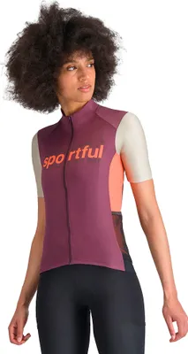 Produktbild von Sportful Supergiara Logo Kurzarm-radtrikot Lila S Frau Lila S