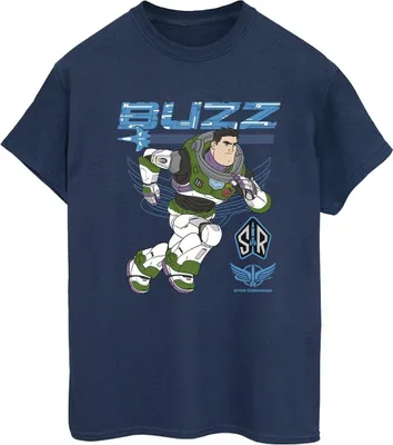 Produktbild von Disney - "Lightyear Run To Action" T-Shirt für Damen BI50348 (M) (Marineblau)