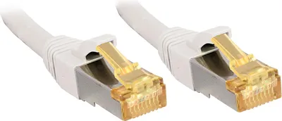 Productafbeelding van Lindy 47325 Patchkabel, 3.00 meter, RJ45, S/FTP, LSOH, met Cat7 koperen kern, wit