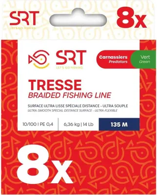 Produktbild von Sert 8x Geflochtene Schnur 270 M Rot 0.140 mm Rot 0.140 mm